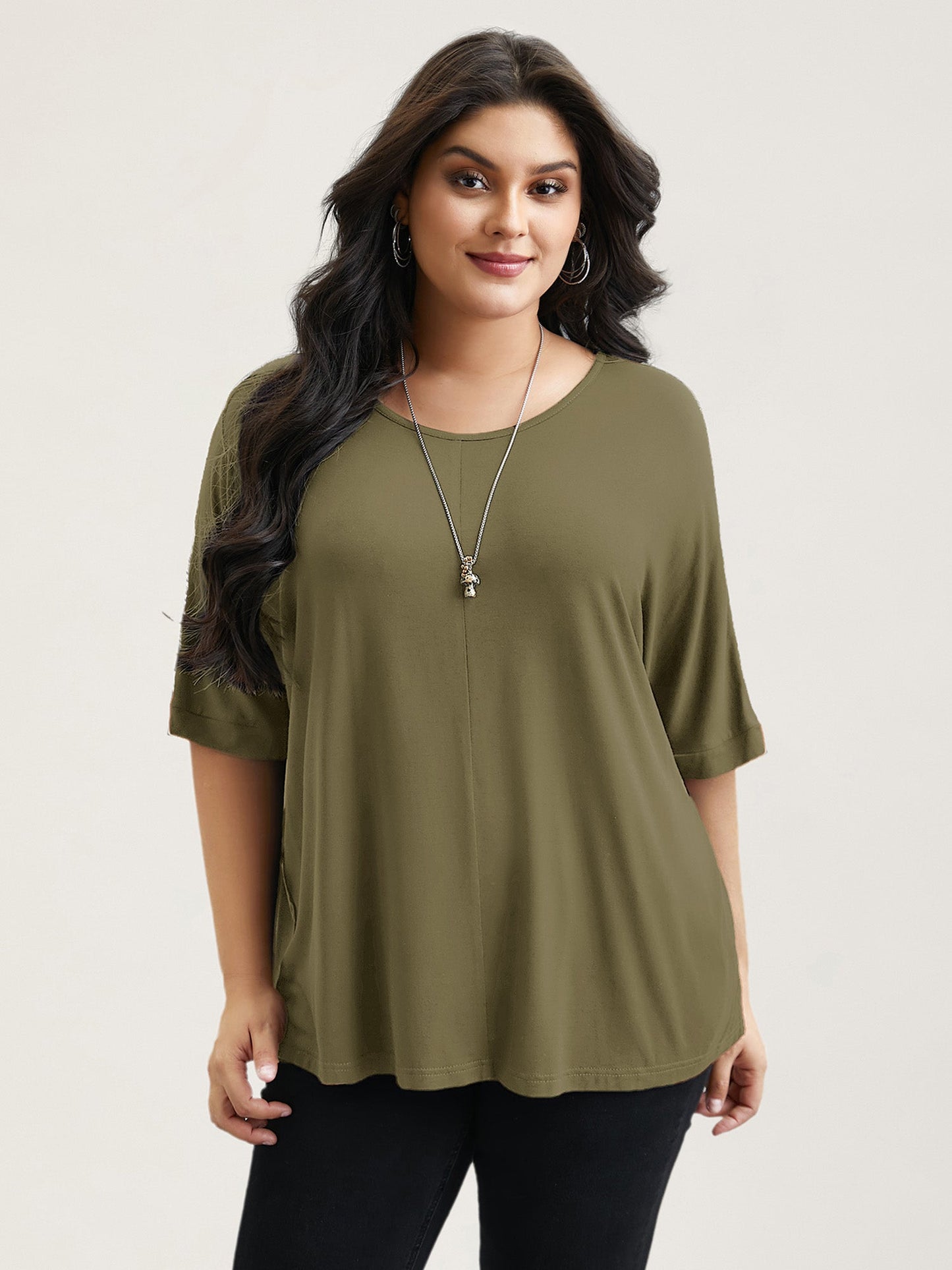 Supersoft Round Neck Plain T-Shirt
