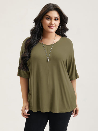 Supersoft Round Neck Plain T-Shirt