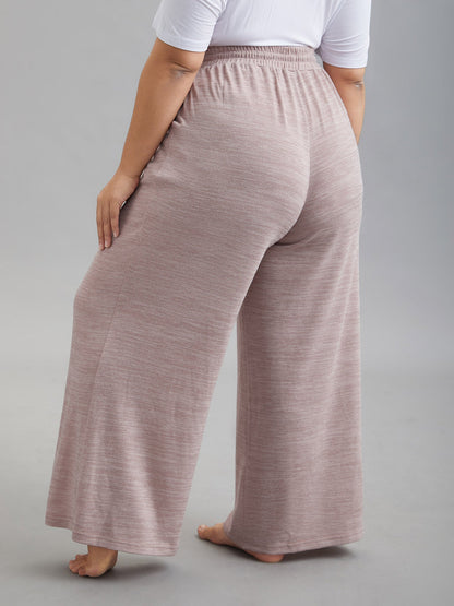 Heather Drawstring Loose Lounge Bottoms