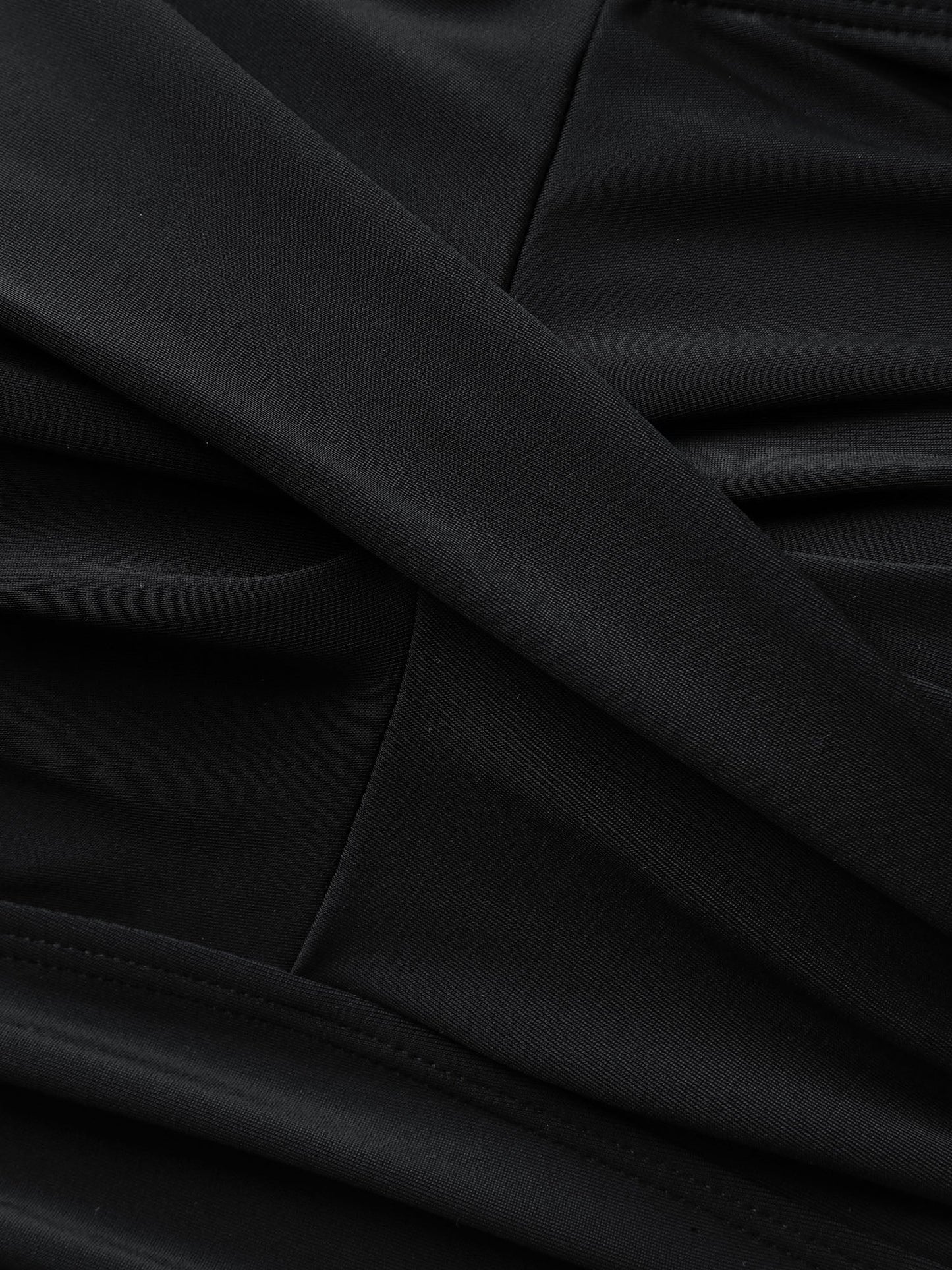 Twist Front Ruched Ruffled Swim Dress