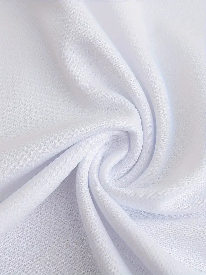 Men's solid color round neck sports breathable quick-drying T-shirt, Clearance Items 2024