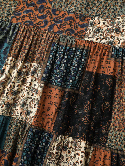 Floral Collage Print Layered Tank Top