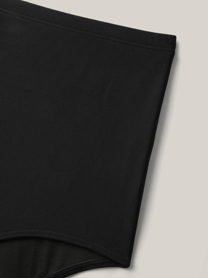 Ruffled Hem Flutter Sleeve Drawstring Swim Dress