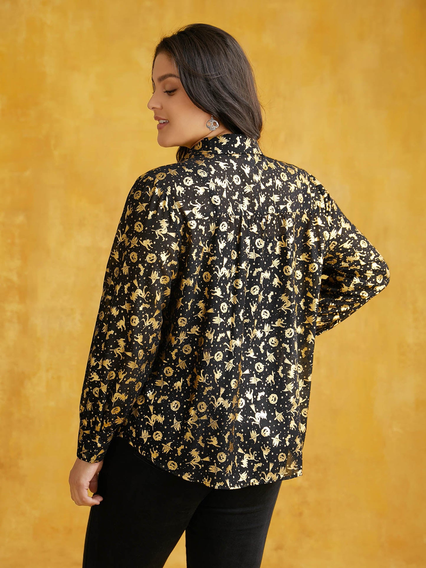 Hot Stamped Golden Gleam Shirt