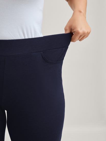 Layered Ruffled Flare Hem Pants