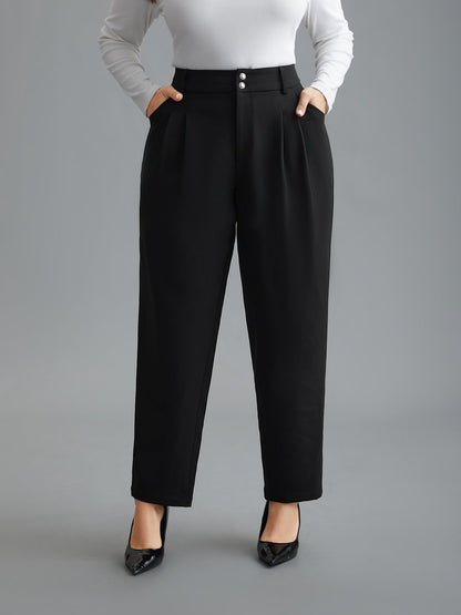 Double Buckle Straight Leg Pants
