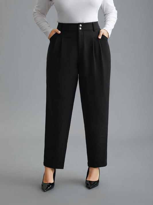 Double Buckle Straight Leg Pants