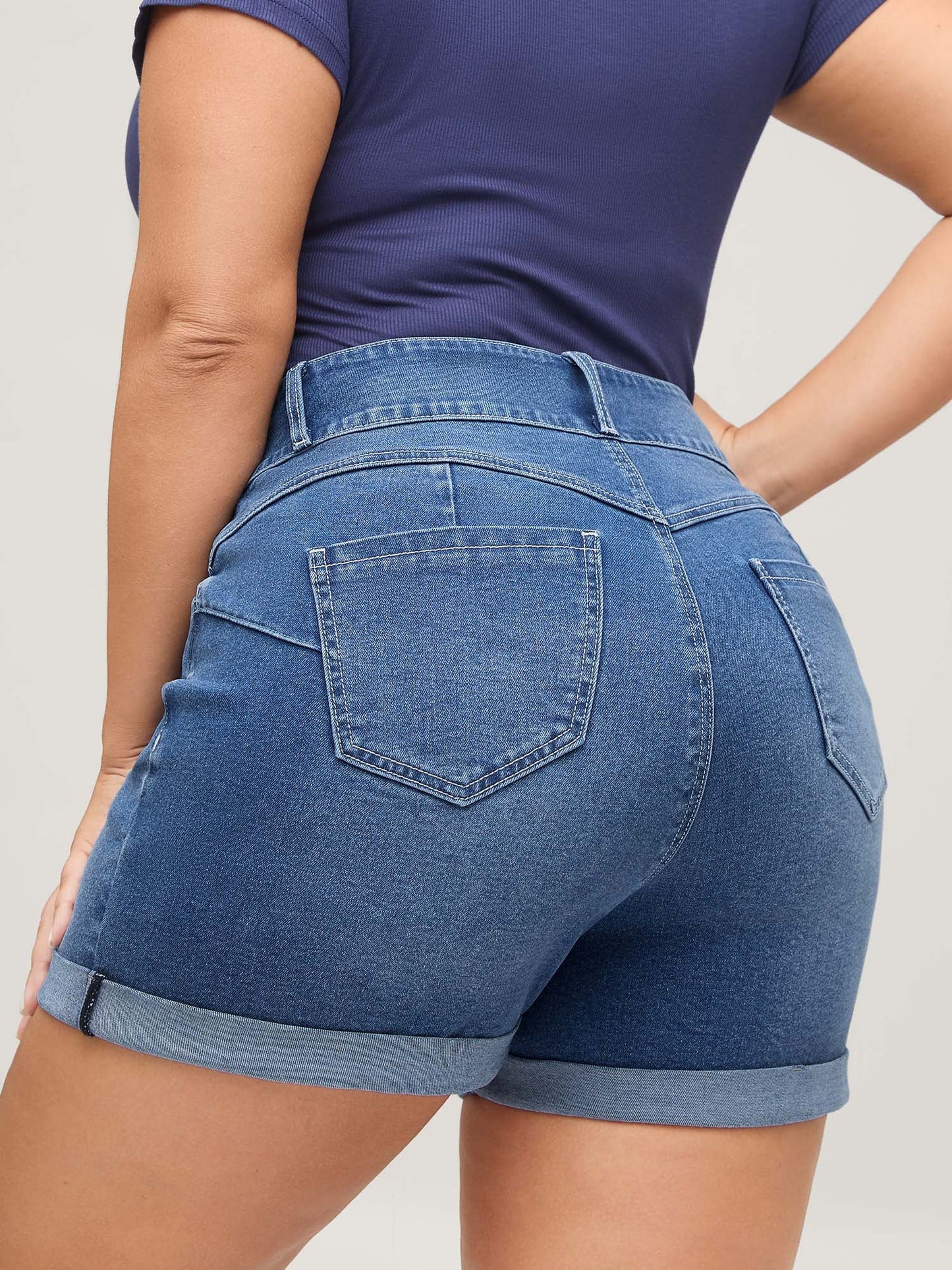 Booty-Lifting Cowboy Denim Shorts