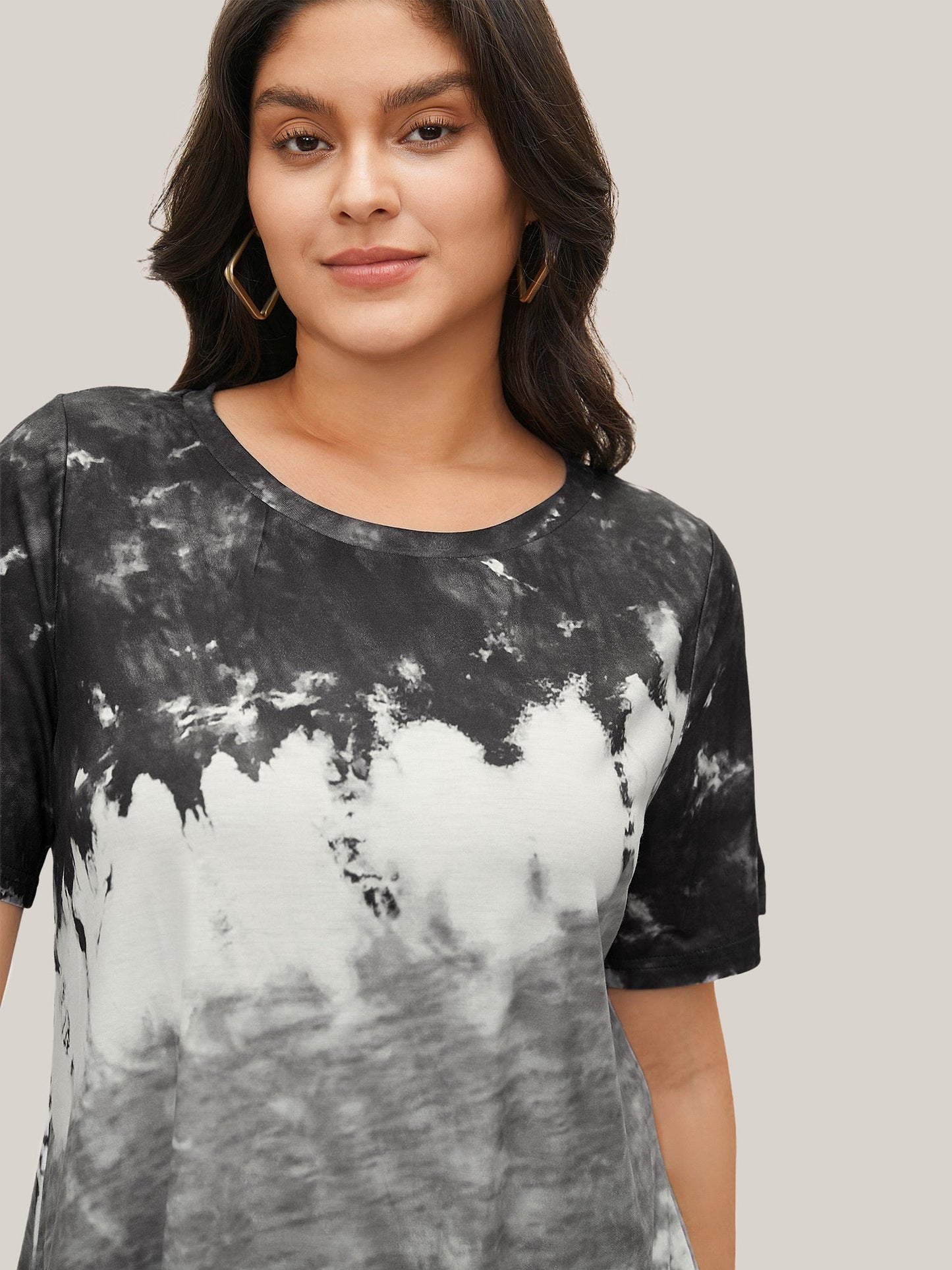 Tie Dye Round Neck T-shirt