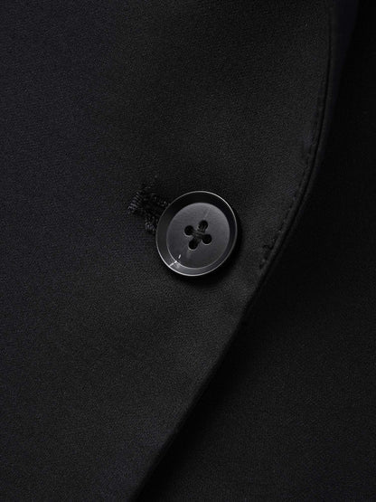 Stretch Woven Pocket Slim-Fit Blazer