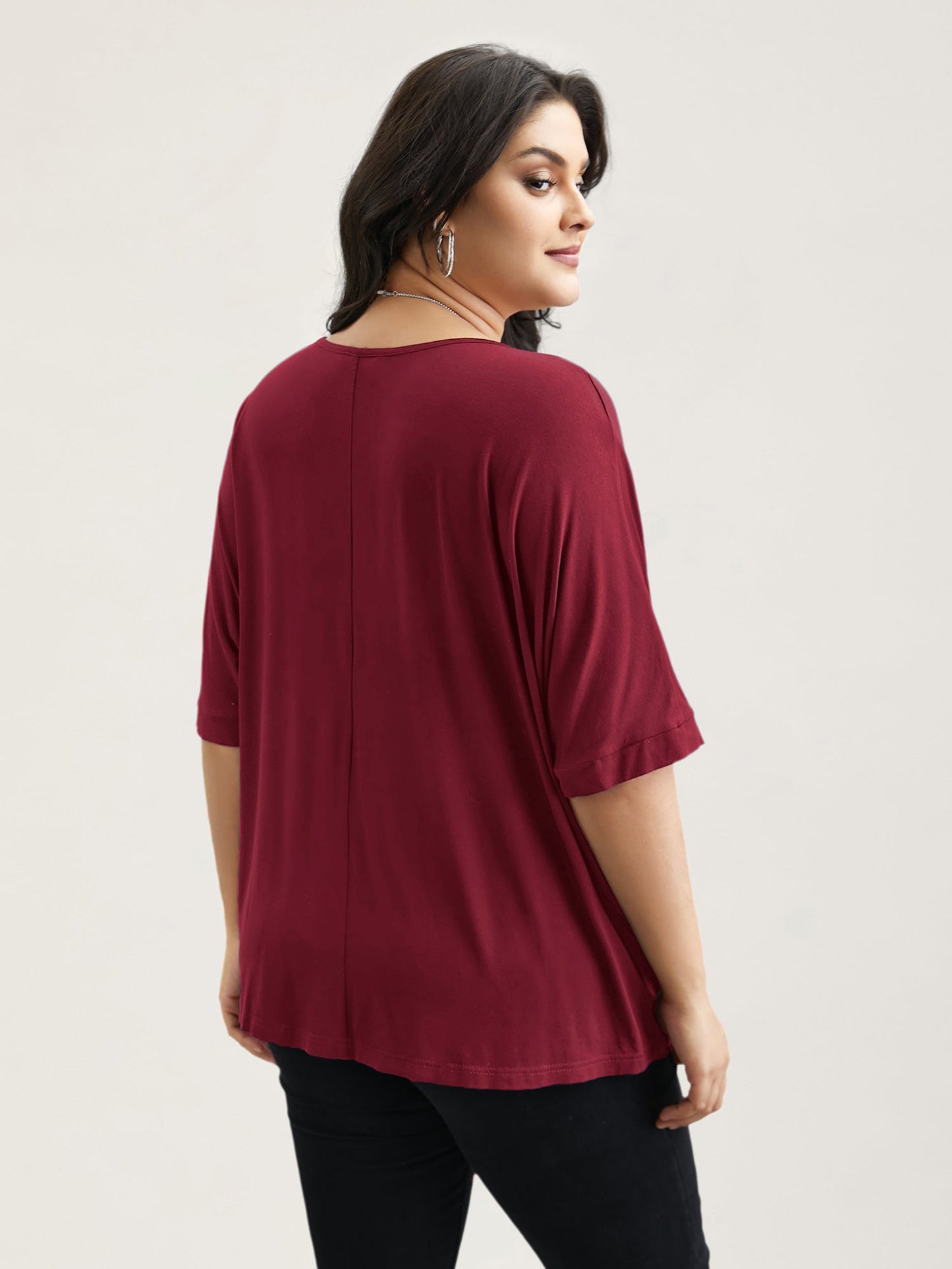 Supersoft Round Neck Plain T-Shirt