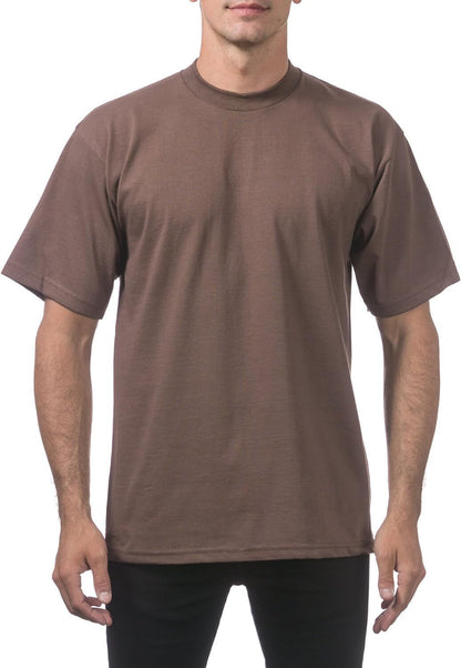 Men's Heavyweight Cotton Short Sleeve Crew Neck T-Shirt