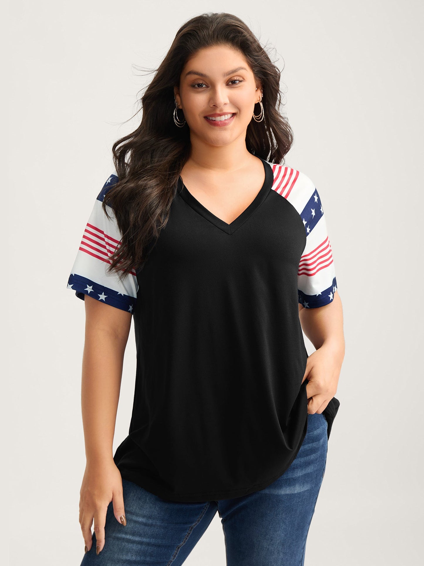 Stars and Stripes Raglan T-Shirt
