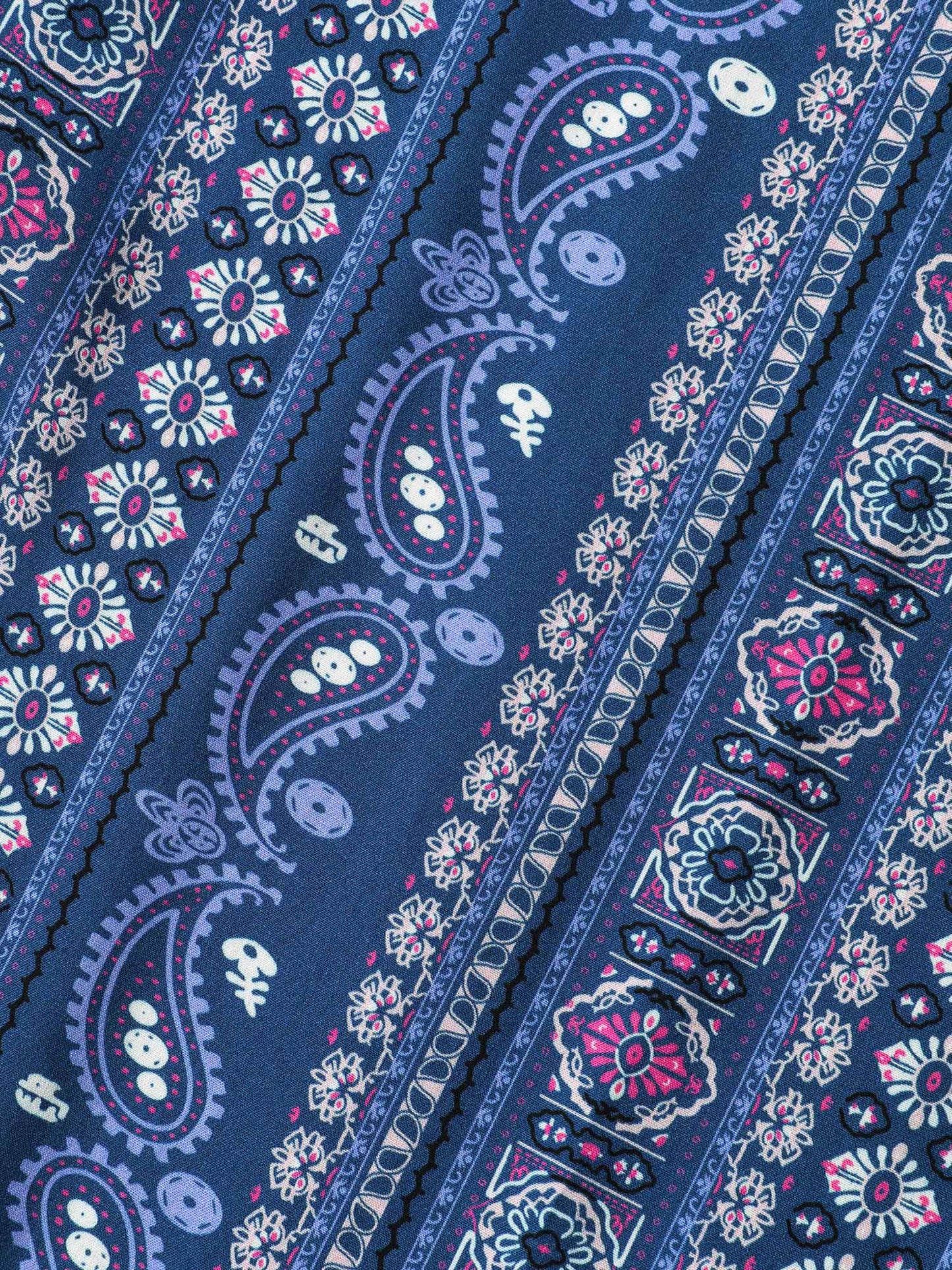 Boho Stripes High Waisted Midi Dress