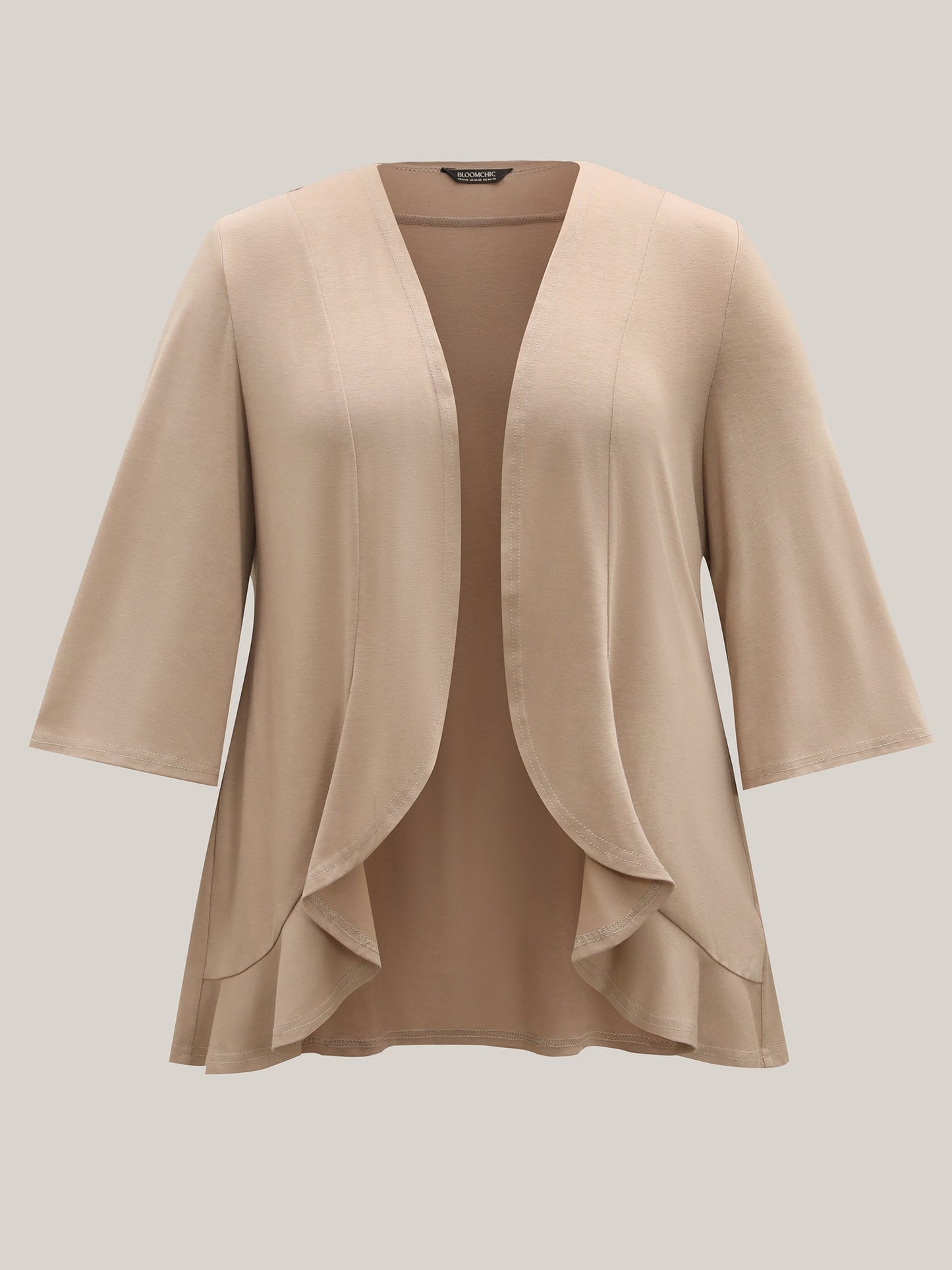 Lotus Hem Curvy Kimono Cover-Up