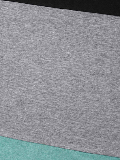 Color Block Dolman Sleeve T-Shirt