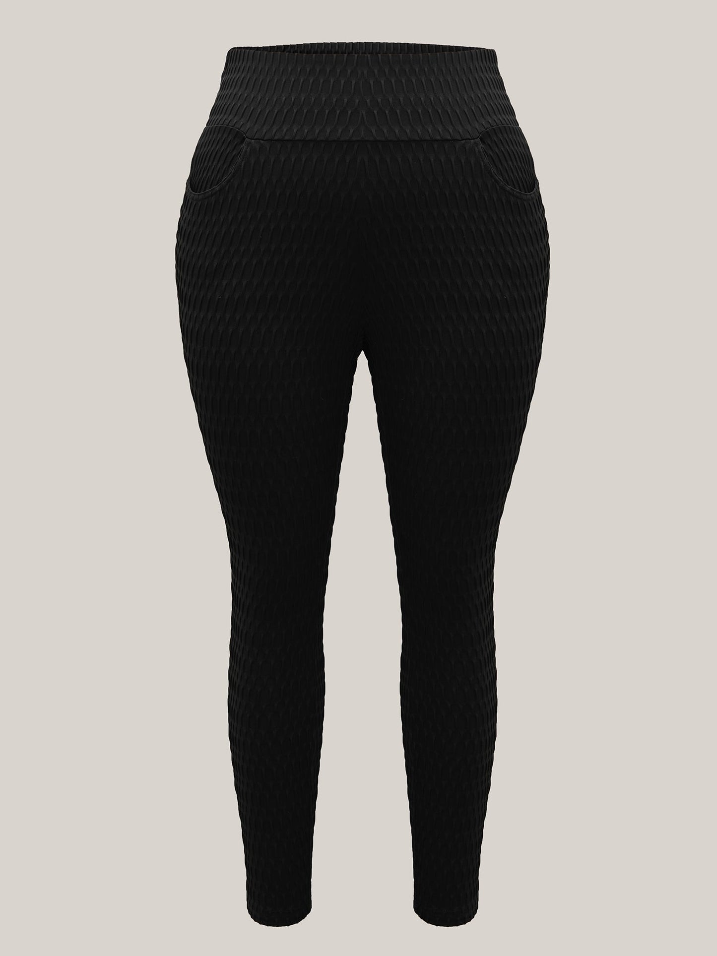 Textured Wide waist Super Stretch Leggings