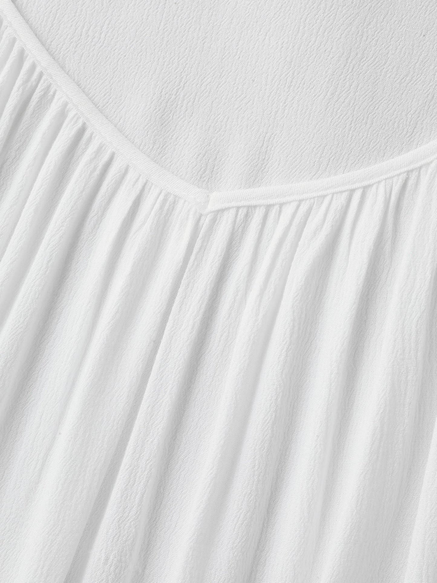 Rayon Flowy Lace Trim Solid Blouse