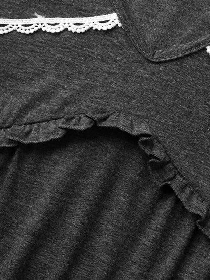 Lace Trim V-Neck Tank Top