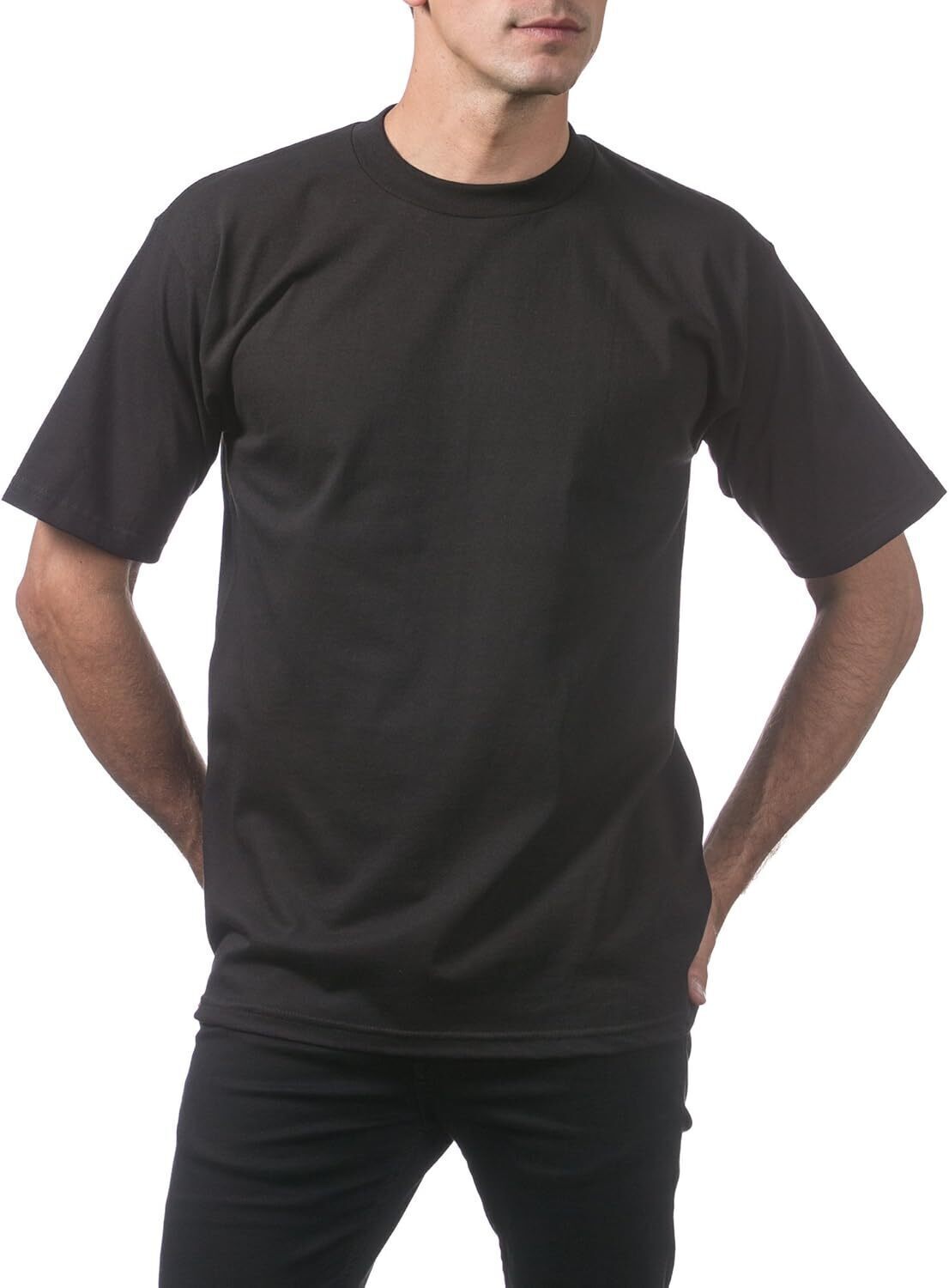 Men's Heavyweight Cotton Short Sleeve Crew Neck T-Shirt
