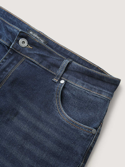 Bootcut Very Stretchy Mid Rise Medium Wash Sculpt Waist Jeans