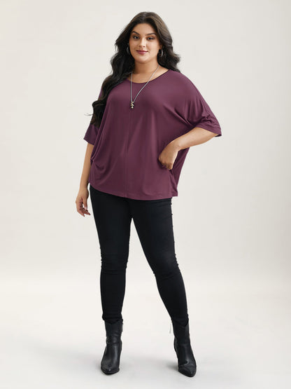Supersoft Round Neck Plain T-Shirt