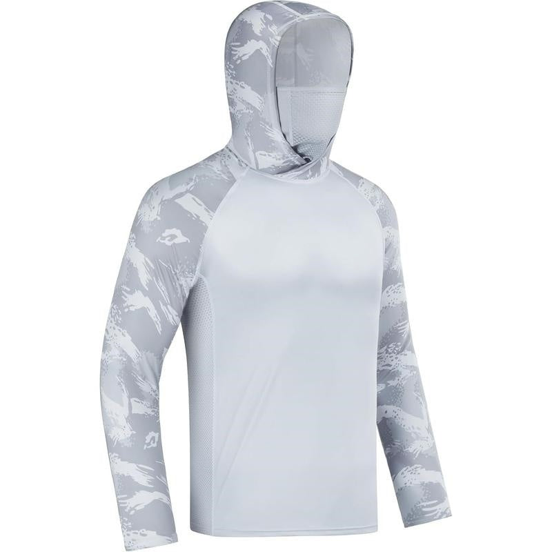 UPF 50+ Sun Protection UV Protection Breathable Cool Hoodie with Mask