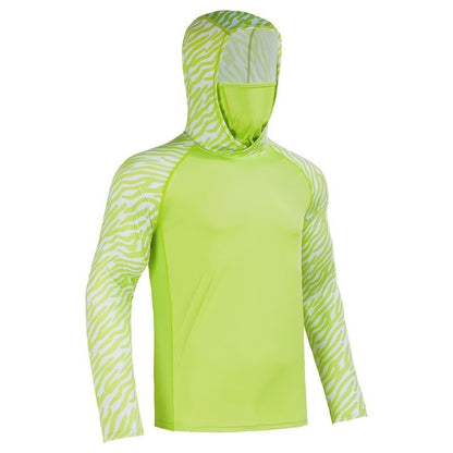 UPF 50+ Sun Protection UV Protection Breathable Cool Hoodie with Mask