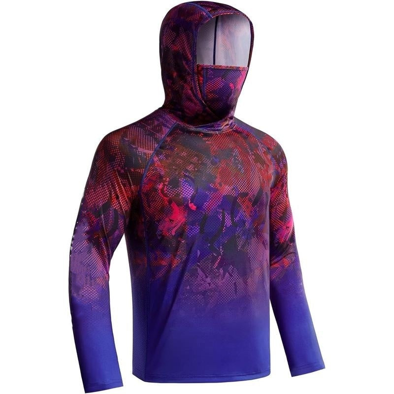 UPF 50+ Sun Protection UV Protection Breathable Cool Hoodie with Mask