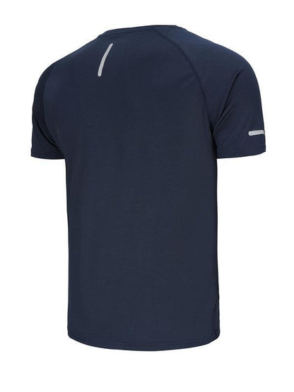 Men's solid color round neck sports breathable quick-drying T-shirt, Clearance Items 2024