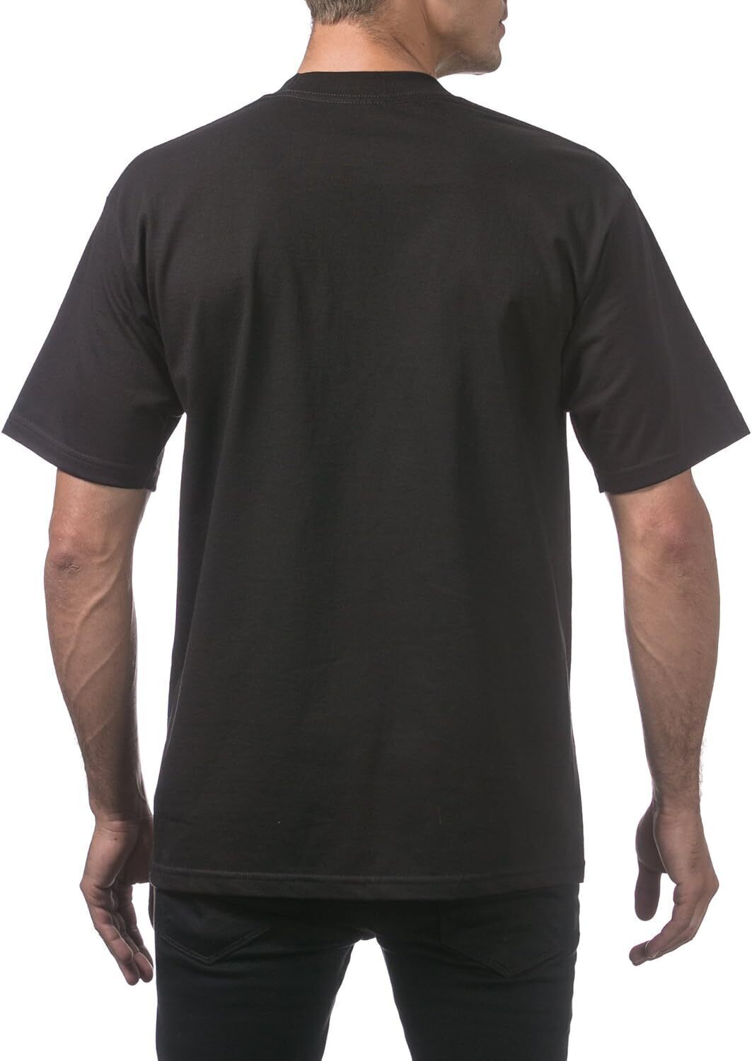 Men's Heavyweight Cotton Short Sleeve Crew Neck T-Shirt